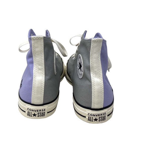 Converse Chuck Taylor Shoe High Top Gray Violet Canvas Men's Custom 152620C-WWVW - Picture 4 of 9